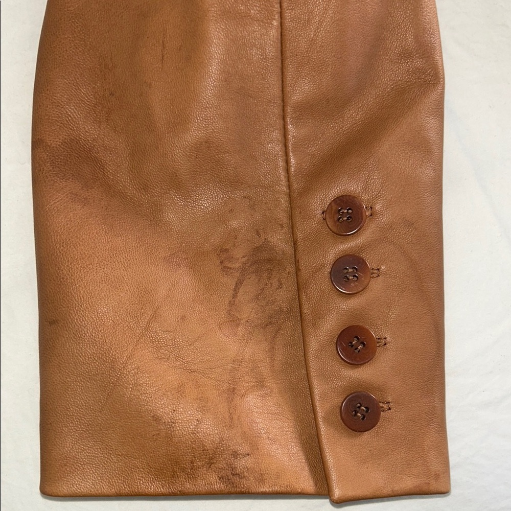 Giorgio Brutini Men's Brown Leather Blazer Jacket - Picture 8 of 16